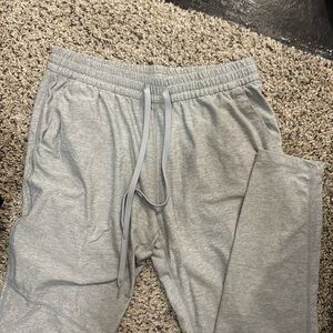 outdoor voices joggers heather grey size small